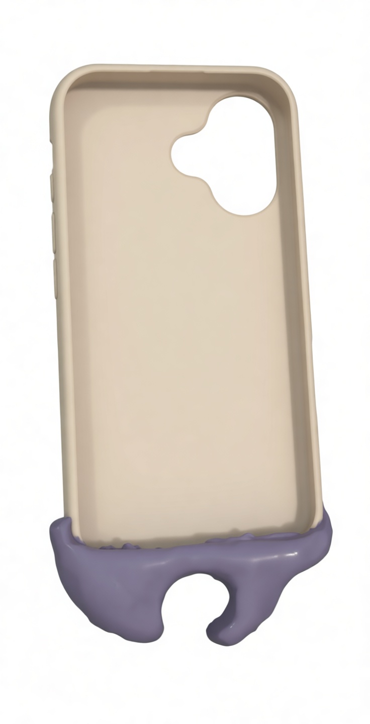 iPhone Case with Purple Drip free 3D printable STL