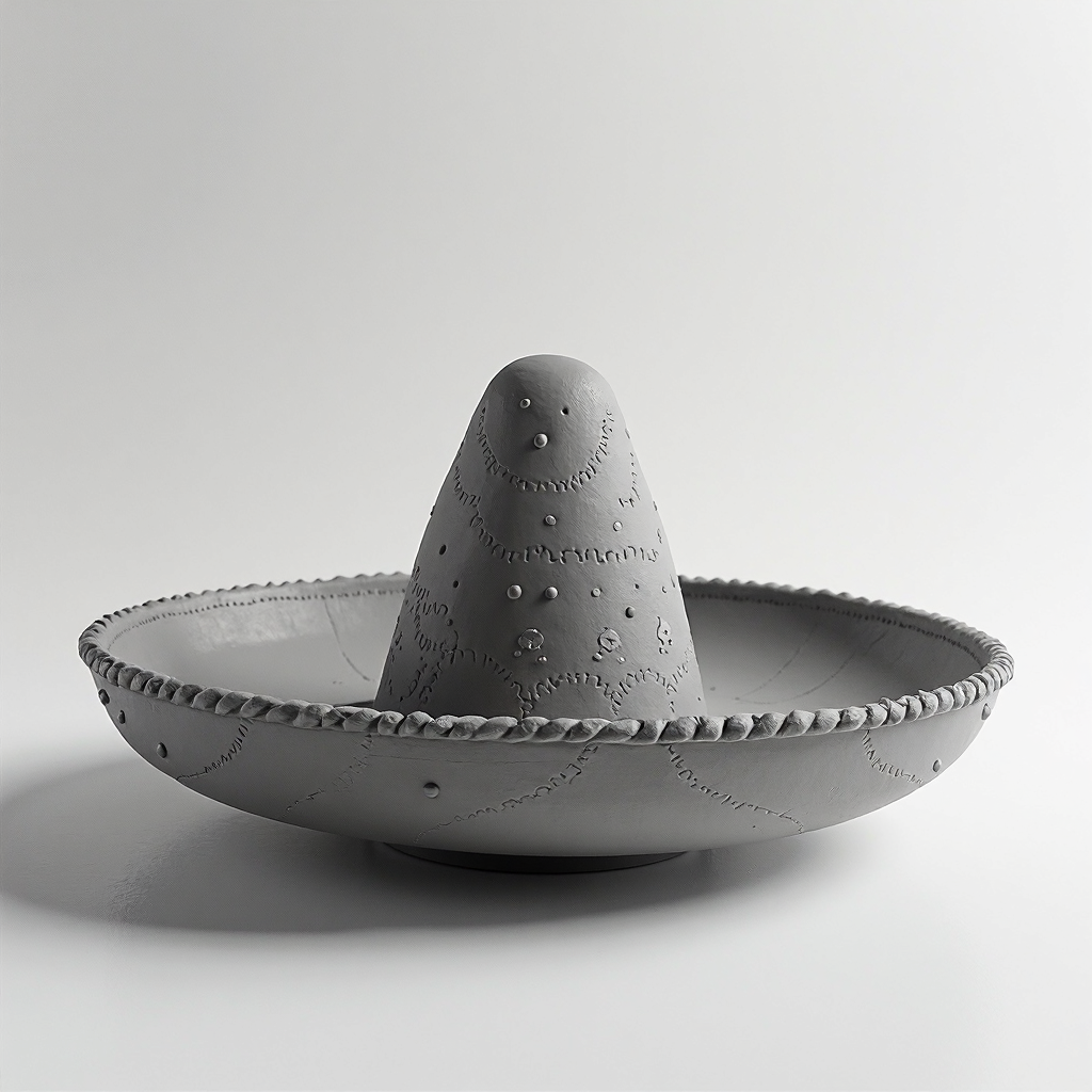 Sombrero Hat Model free 3D printable STL