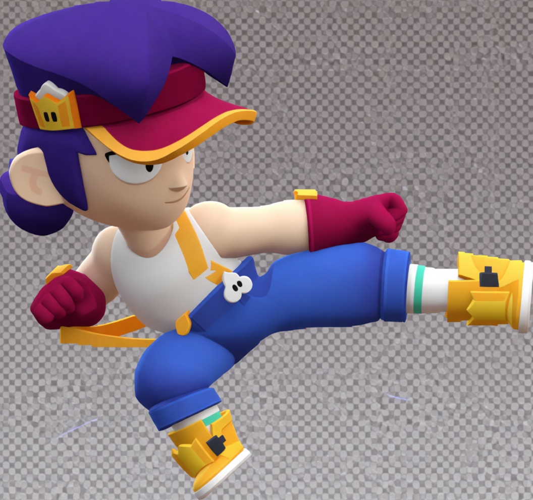 Jessie Brawl Stars Figurine free 3D printable STL