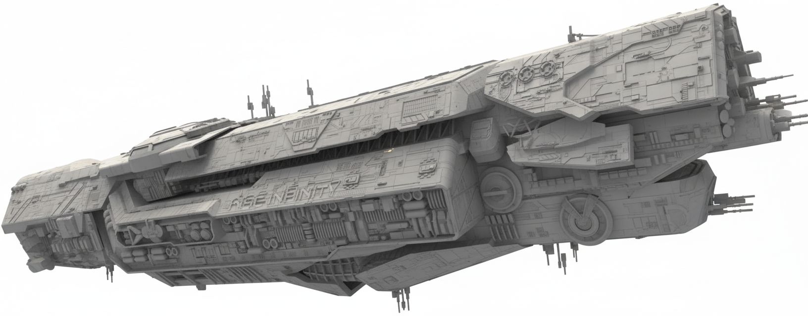 Serenity Spaceship Model free 3D printable STL