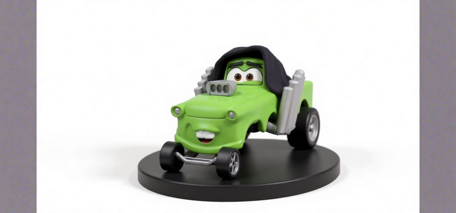 Mater Drag Racer Figurine free 3D printable STL