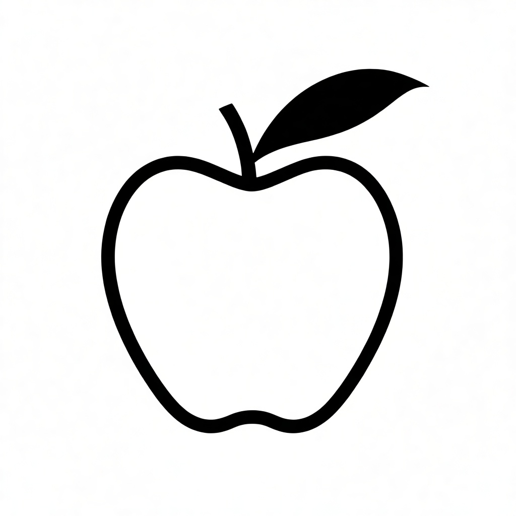 Apple Icon Model free 3D printable STL