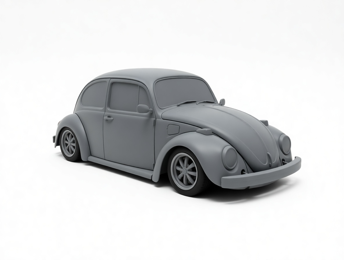 Volkswagen Beetle Model free 3D printable STL