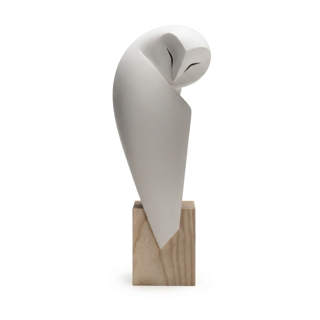 Barn Owl Sculpture free 3D printable STL