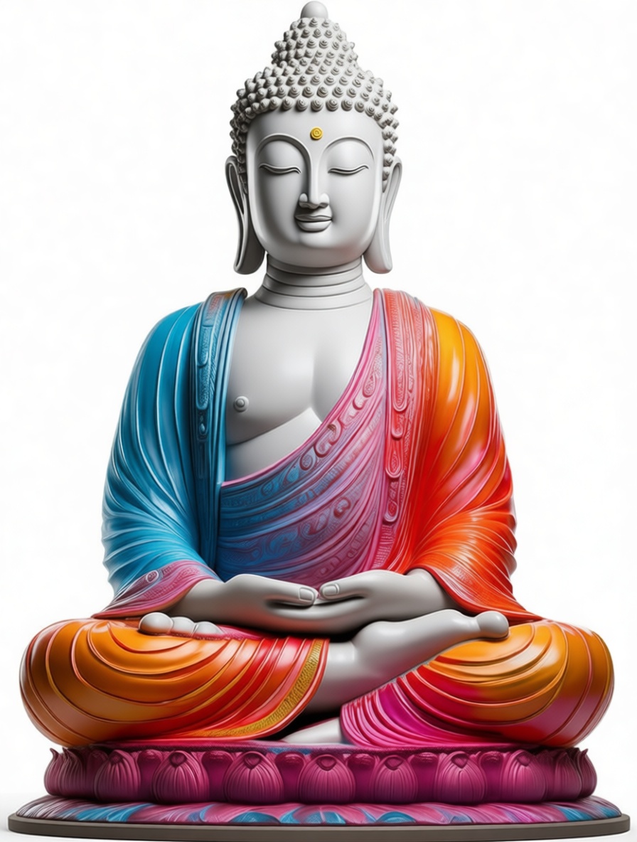 Meditating Buddha Statue free 3D printable STL