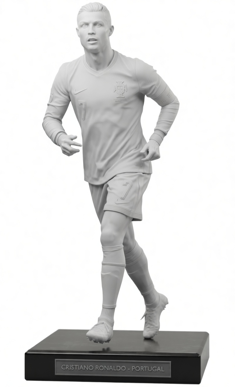 Cristiano Ronaldo Figurine free 3D printable STL