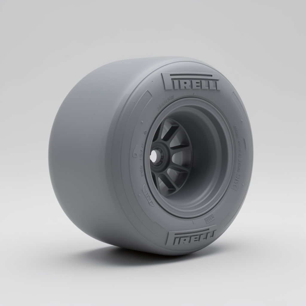 Pirelli F1 Tire Model free 3D printable STL