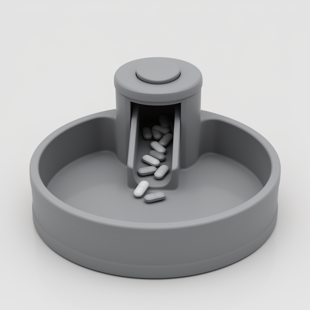 Pill Dispenser Tray free 3D printable STL