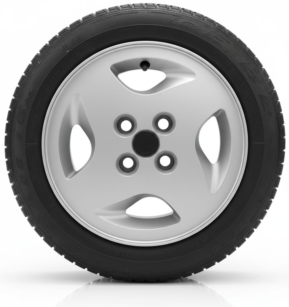 Car Tire and Rim Model free 3D printable STL