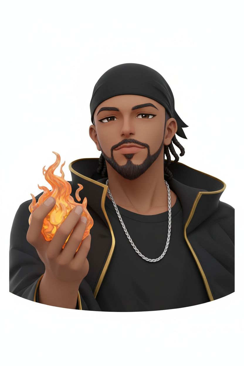 Fire Mage Bust free 3D printable STL