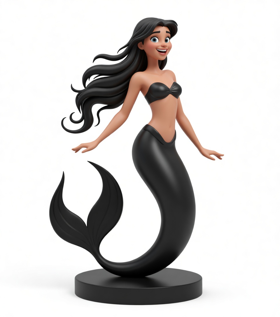 Mermaid Figurine free 3D printable STL