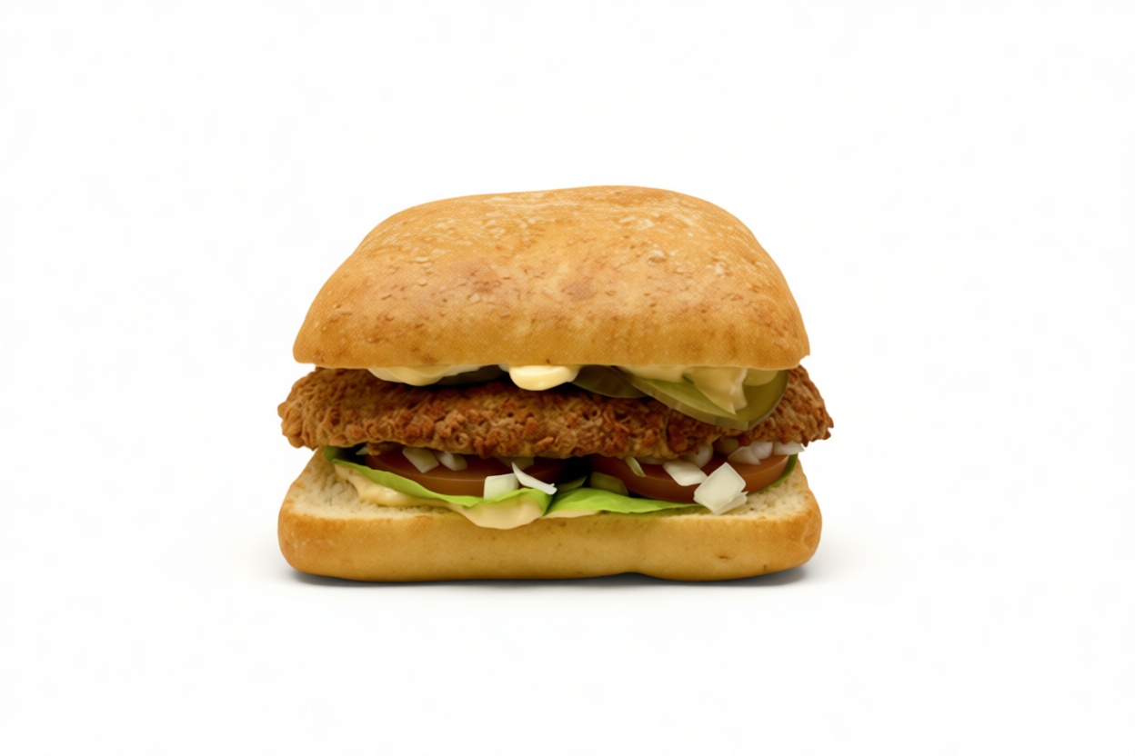 Chicken Sandwich Model free 3D printable STL