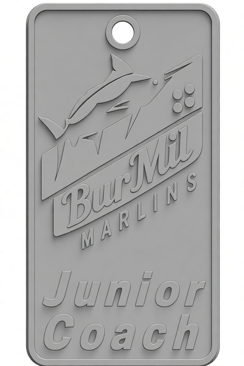 BurMil Marlins Tag free 3D printable STL