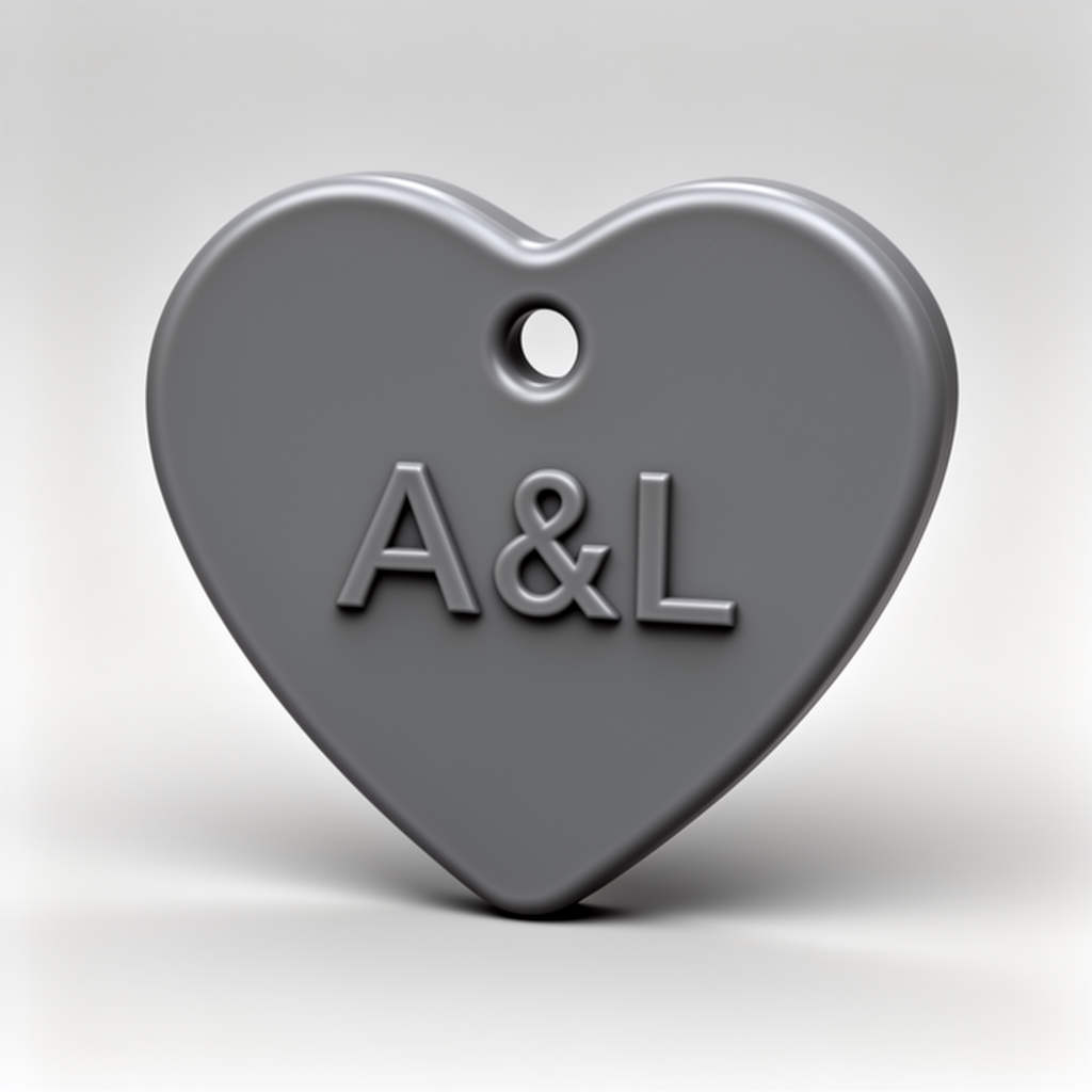 Heart Shaped NFC Tag free 3D printable STL