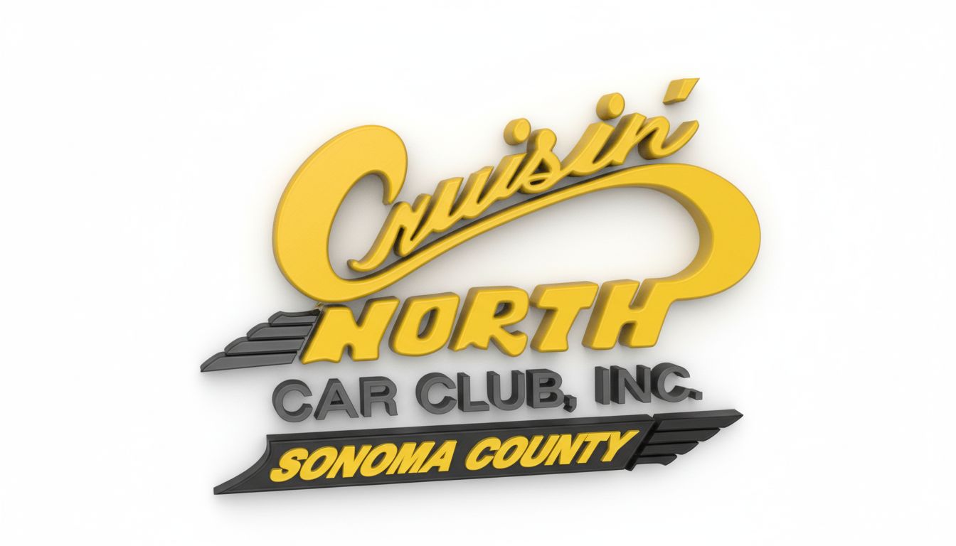 Cruisin' North Car Club Logo free 3D printable STL