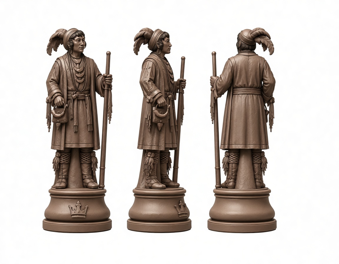 Renaissance King Chess Piece free 3D printable STL