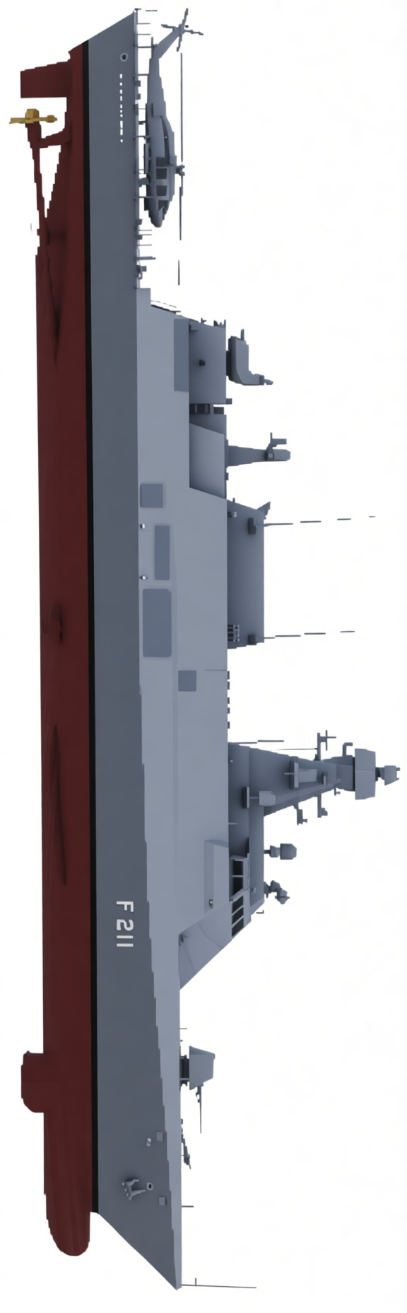 HMS Argyll F211 Model free 3D printable STL