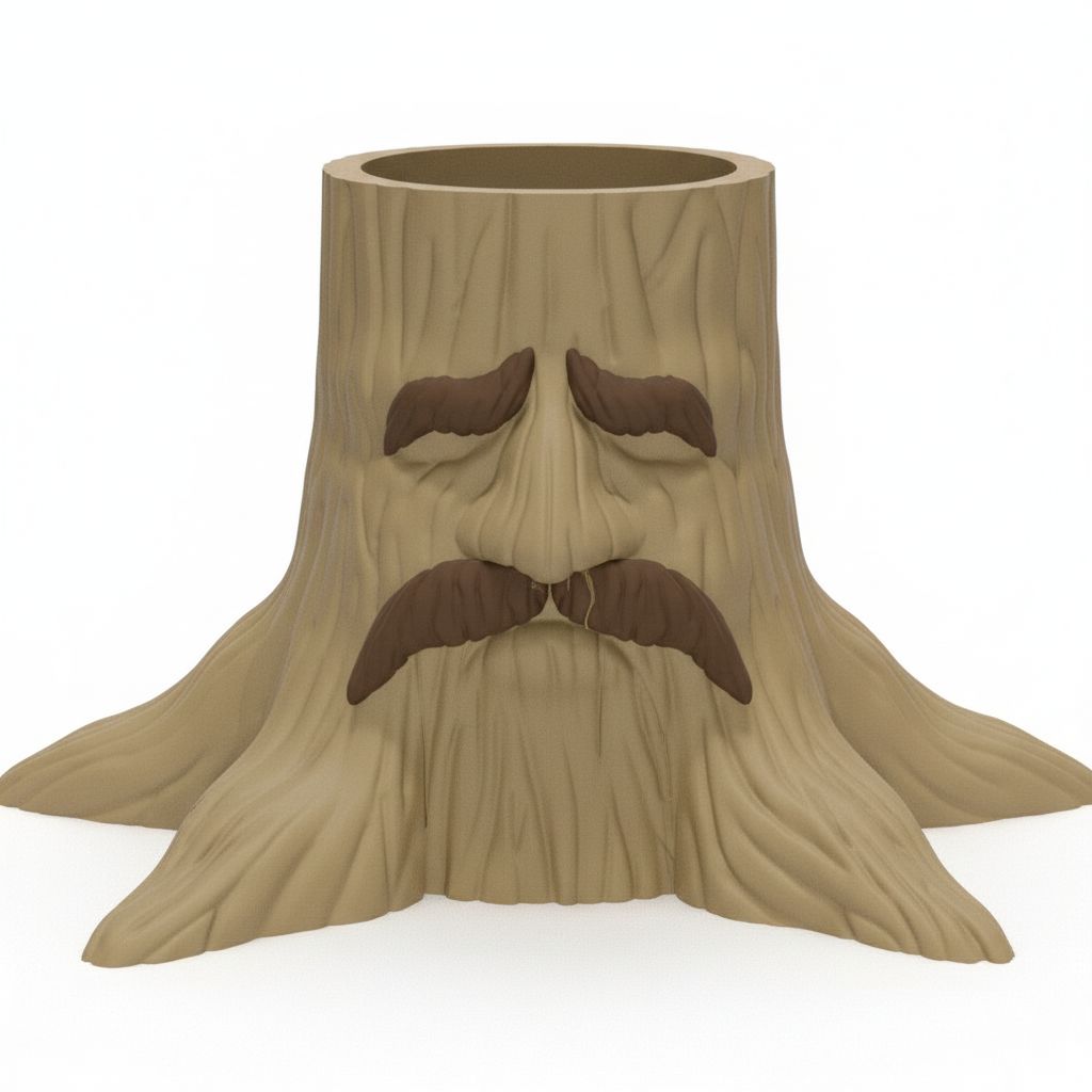 Tree Face Planter free 3D printable STL
