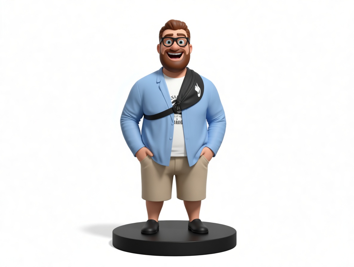 Casual Man Figurine free 3D printable STL