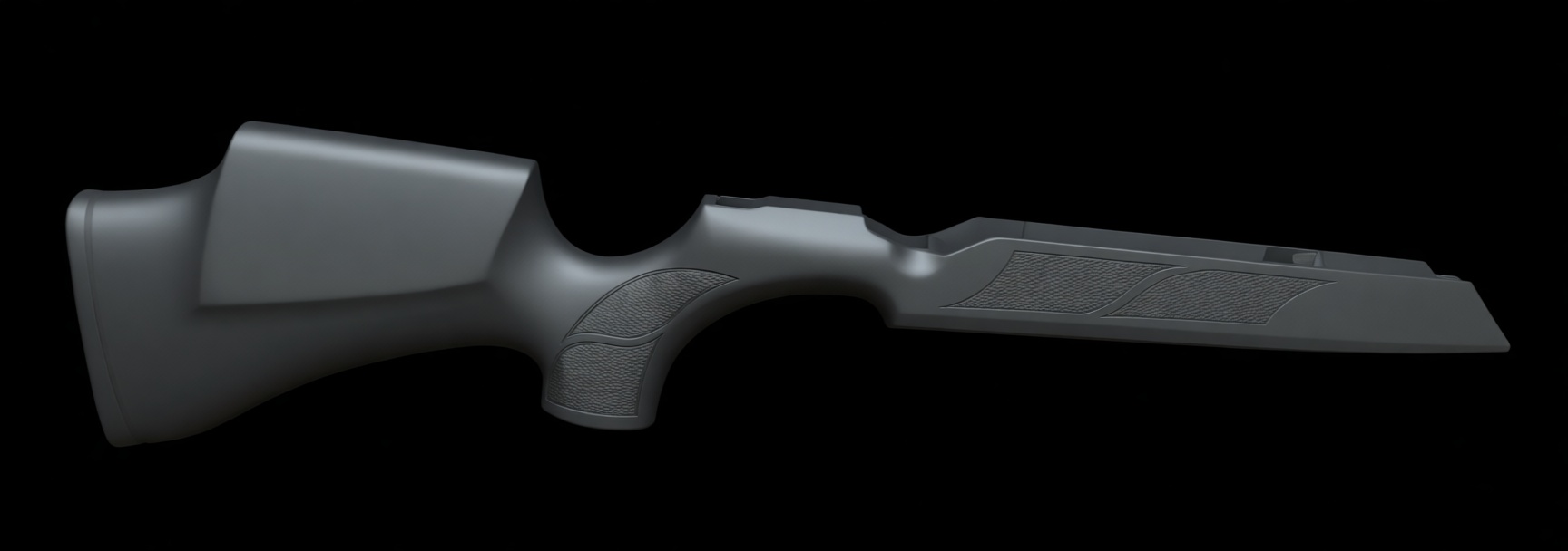 Rifle Stock Model free 3D printable STL
