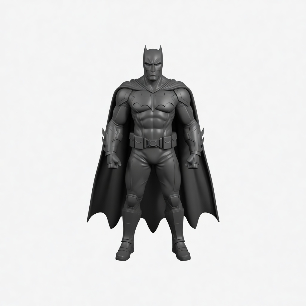 Batman Action Figure free 3D printable STL