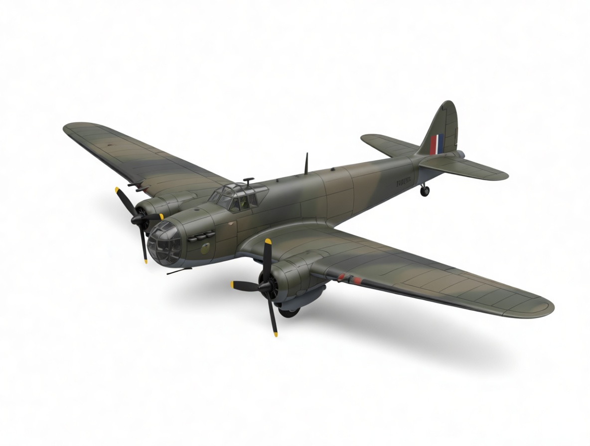 Handley Page Halifax Model free 3D printable STL