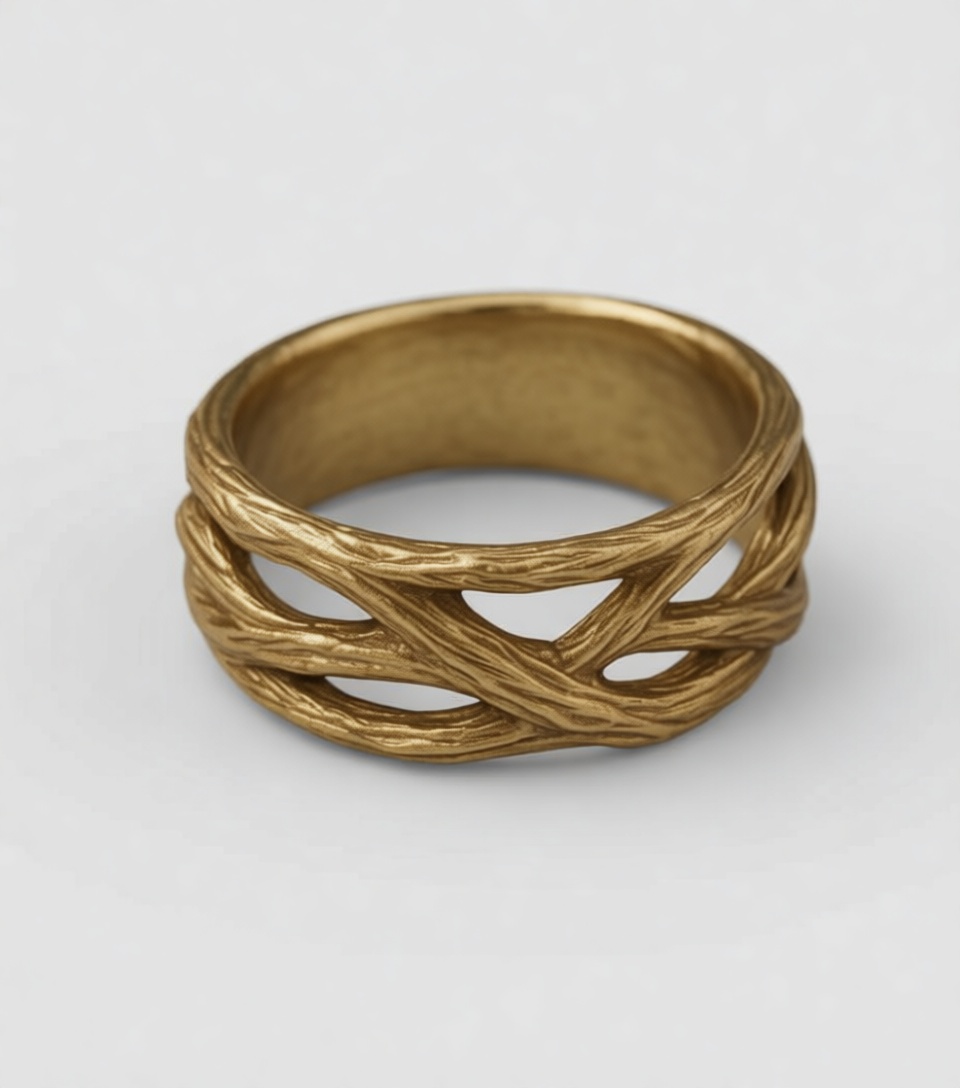 Vine Twist Ring free 3D printable STL