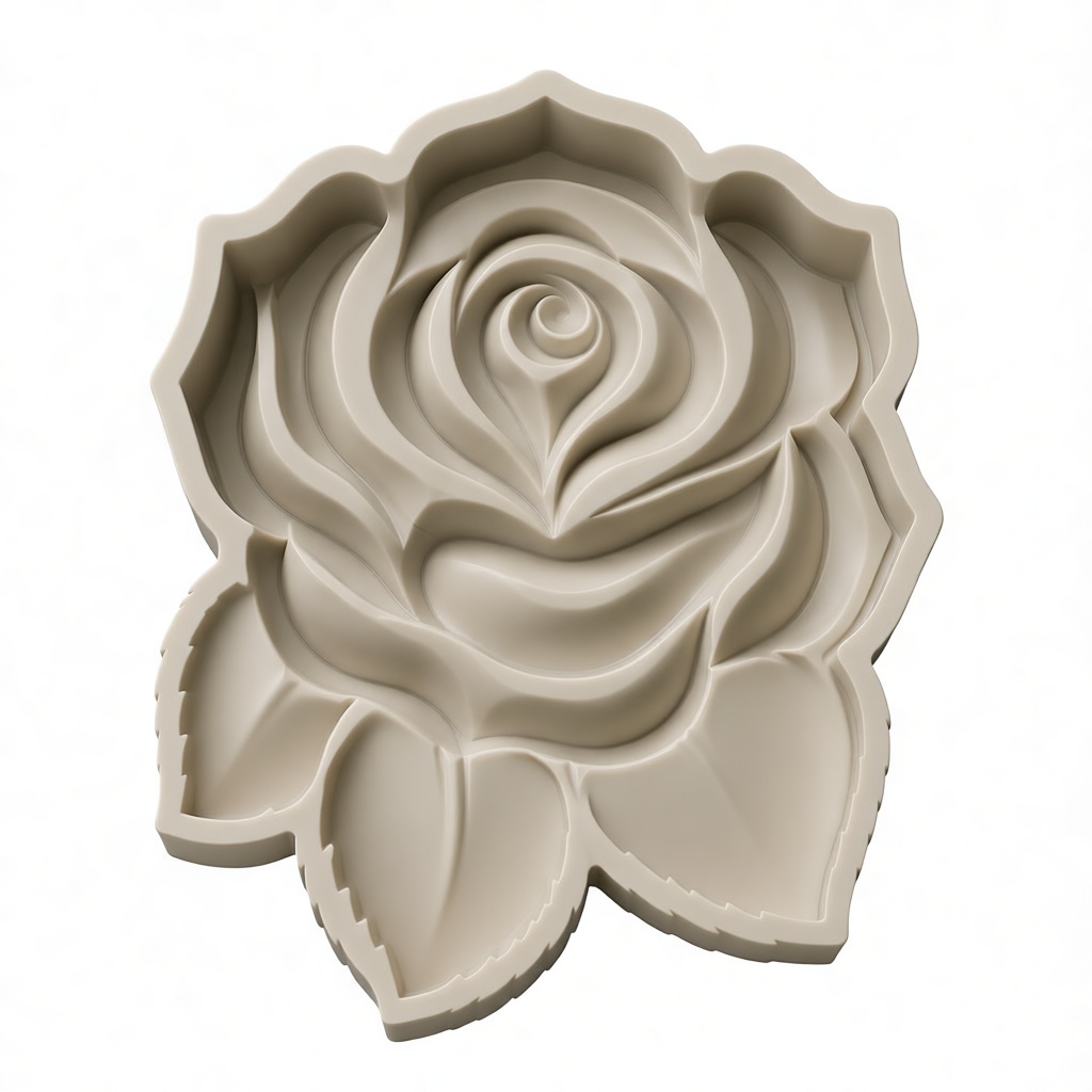 Rose Flower Mold free 3D printable STL
