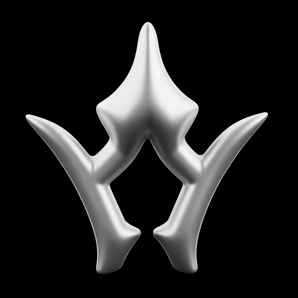 Trident Symbol Model free 3D printable STL