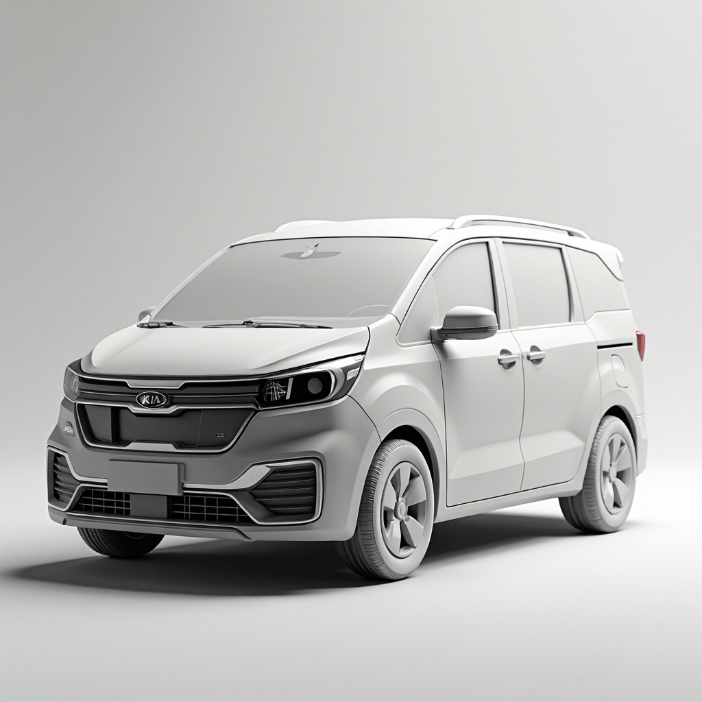 Futuristic Low-Poly SUV Model free 3D printable STL