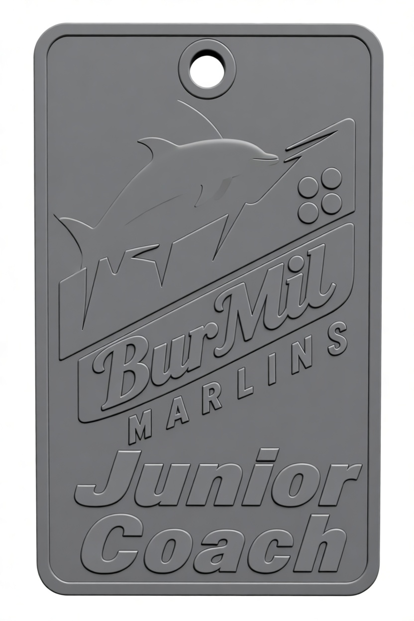 BurMil Marlins Keychain free 3D printable STL