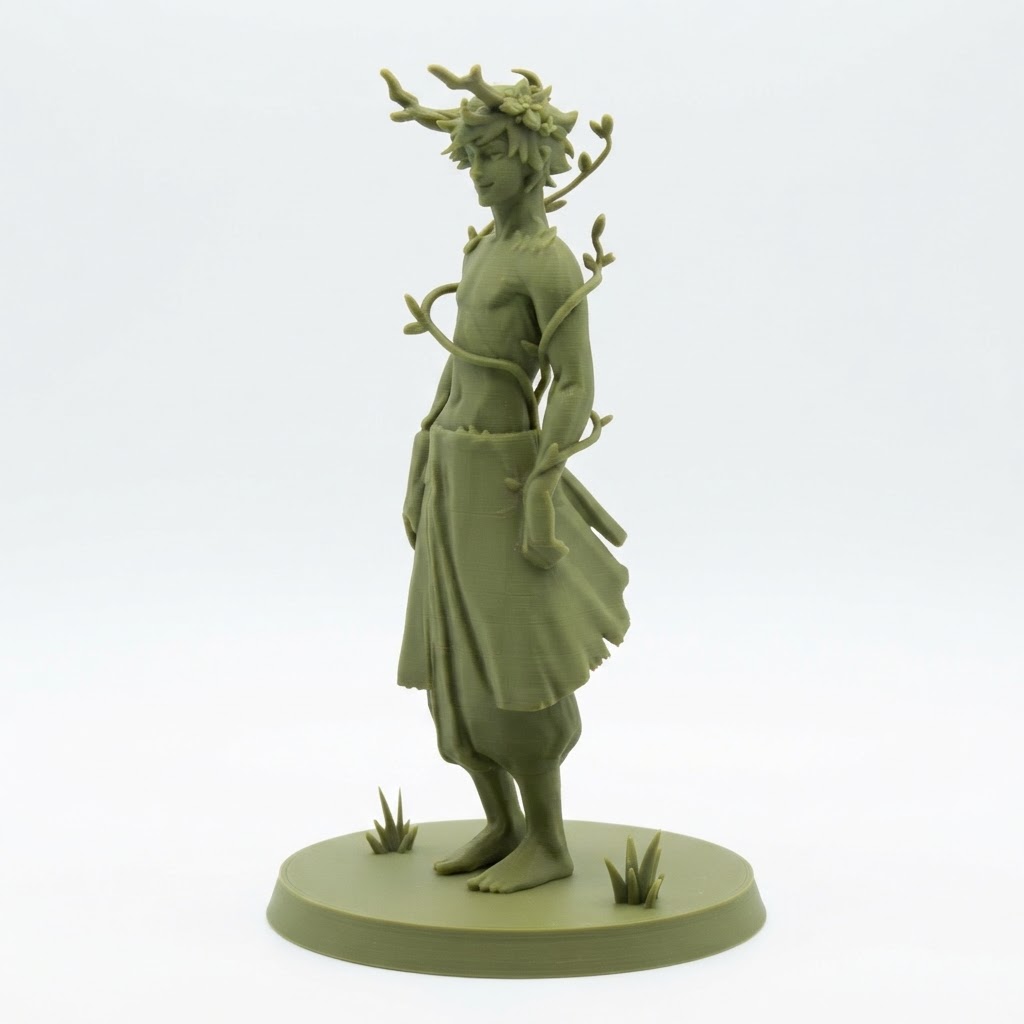 Nature Spirit Figurine free 3D printable STL