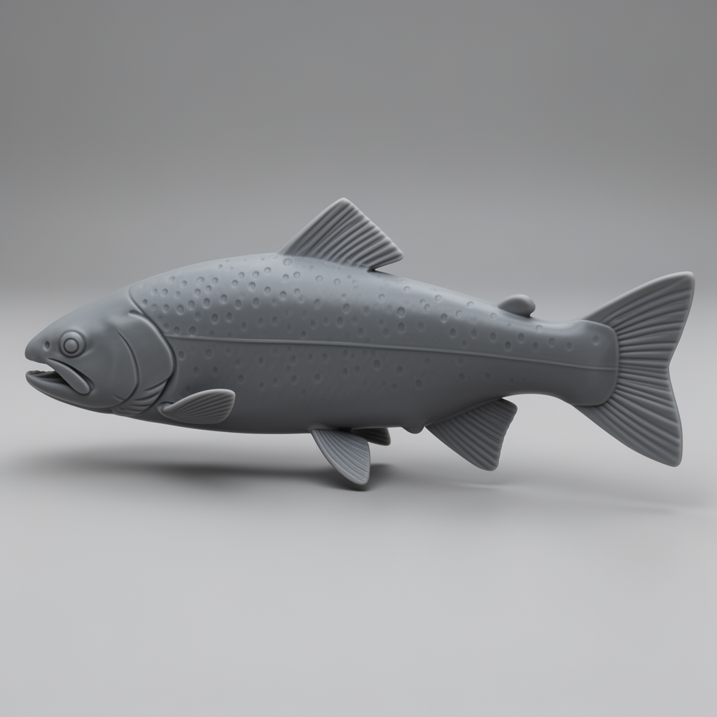 Rambo Trout Figurine free 3D printable STL
