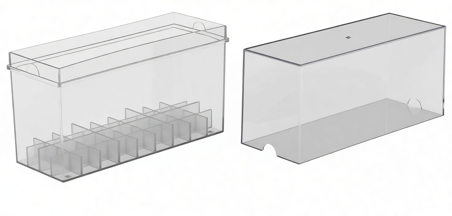 Transparent Battery Holder Box free 3D printable STL