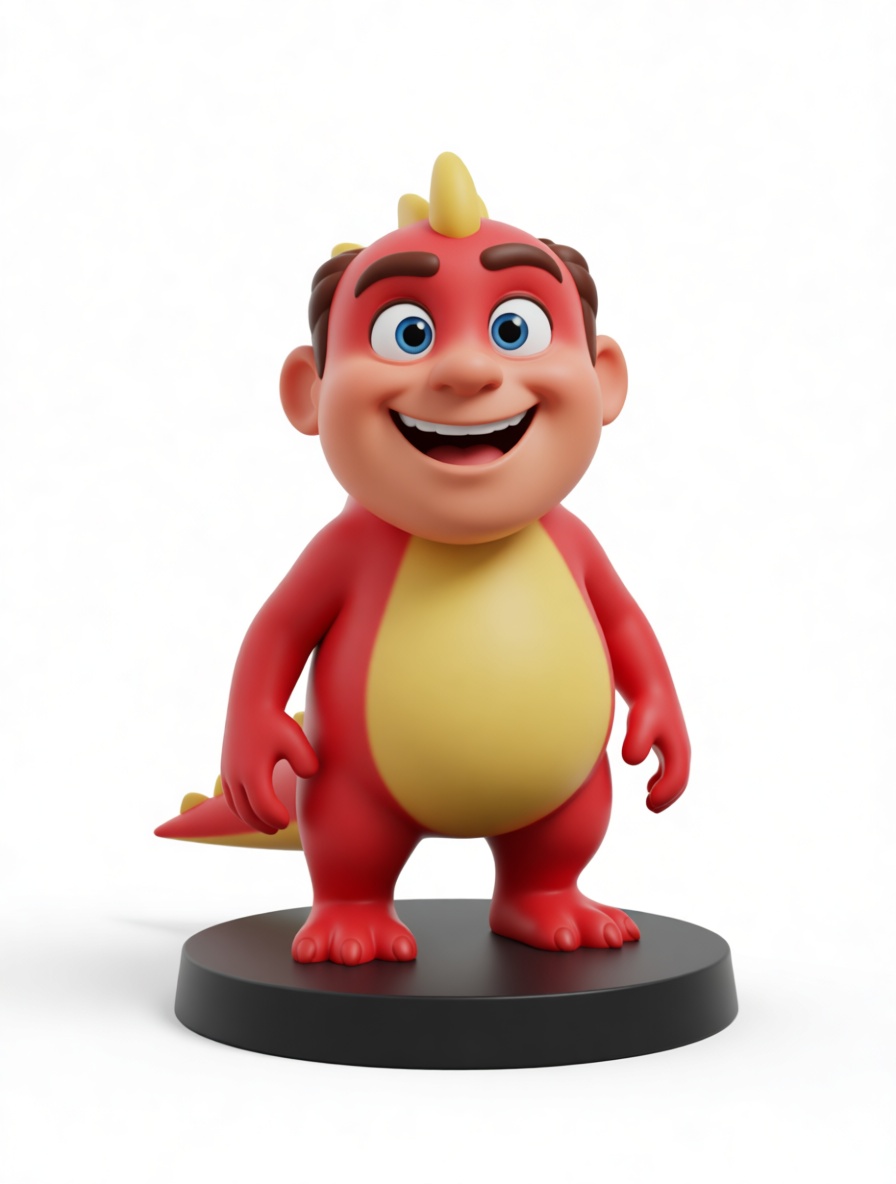 Cartoon Dragon Figurine free 3D printable STL