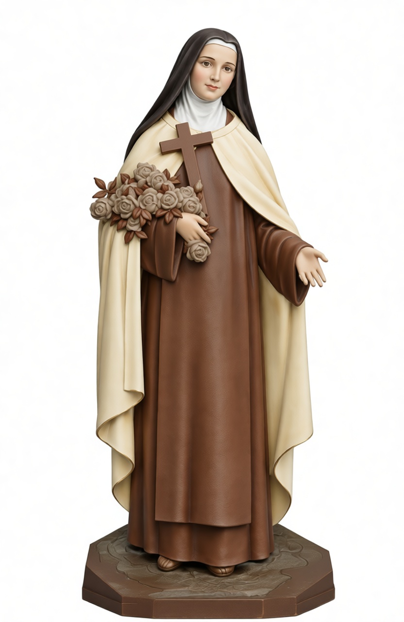 Saint Therese Statue free 3D printable STL