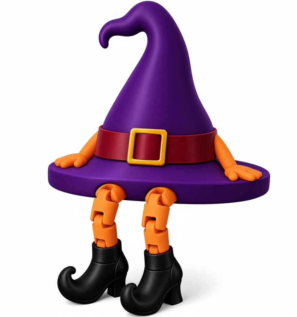 Witch Hat Figurine free 3D printable STL