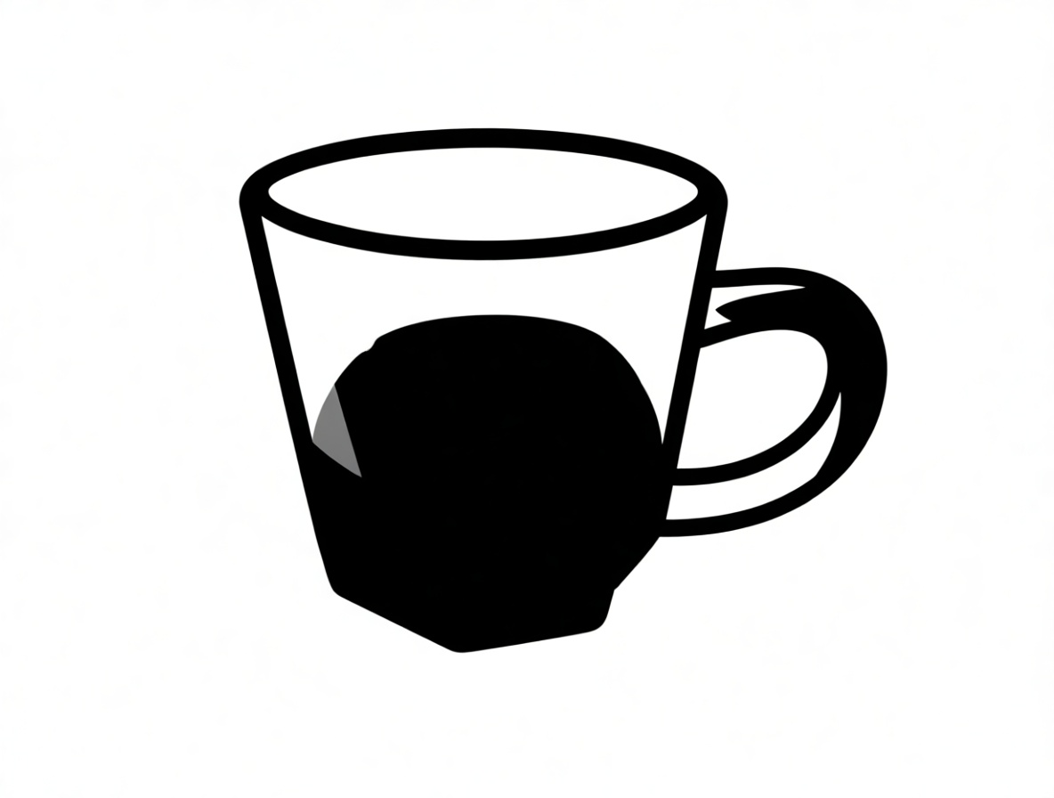Coffee Cup Silhouette free 3D printable STL