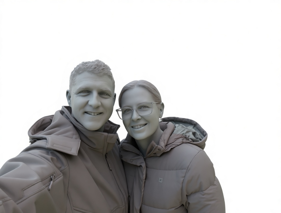 Couple Portrait Bust free 3D printable STL