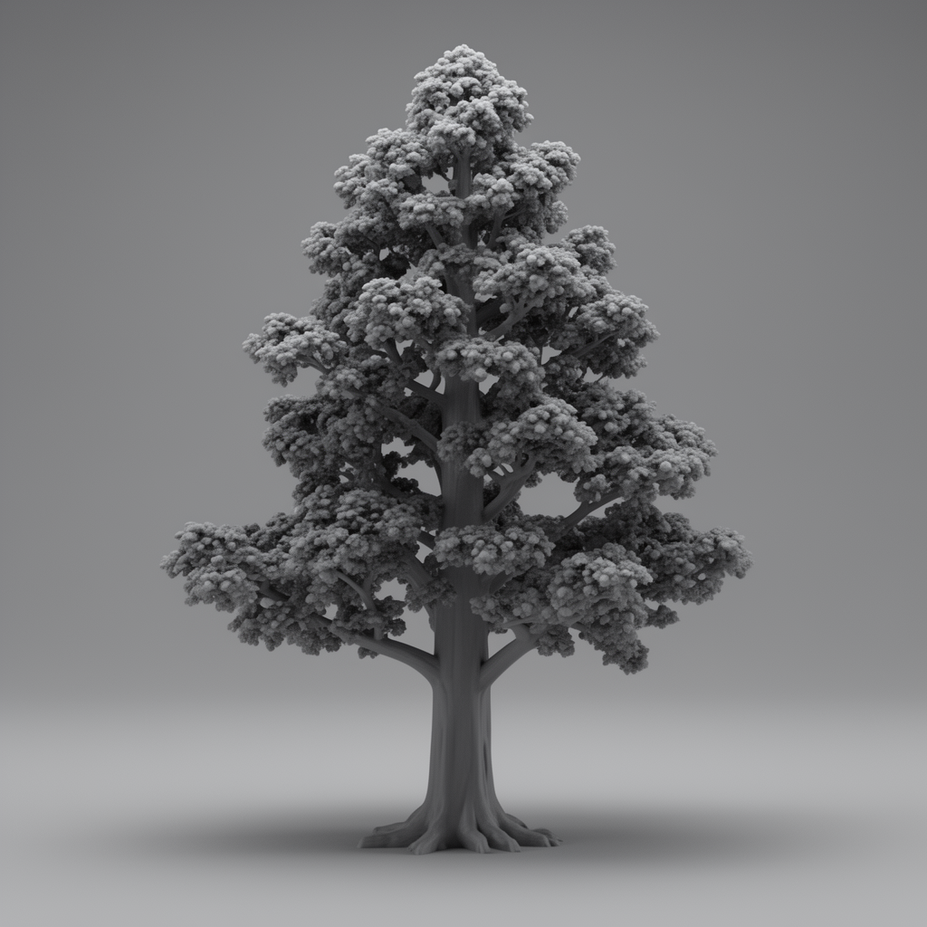 Forest Trees Miniature free 3D printable STL
