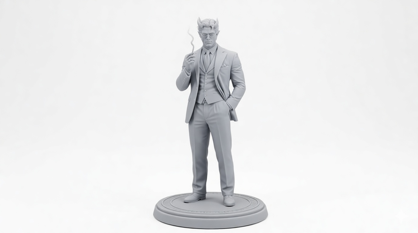 Lucifer Morningstar Figurine free 3D printable STL