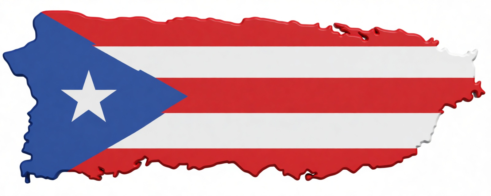 Puerto Rico Map Plaque free 3D printable STL