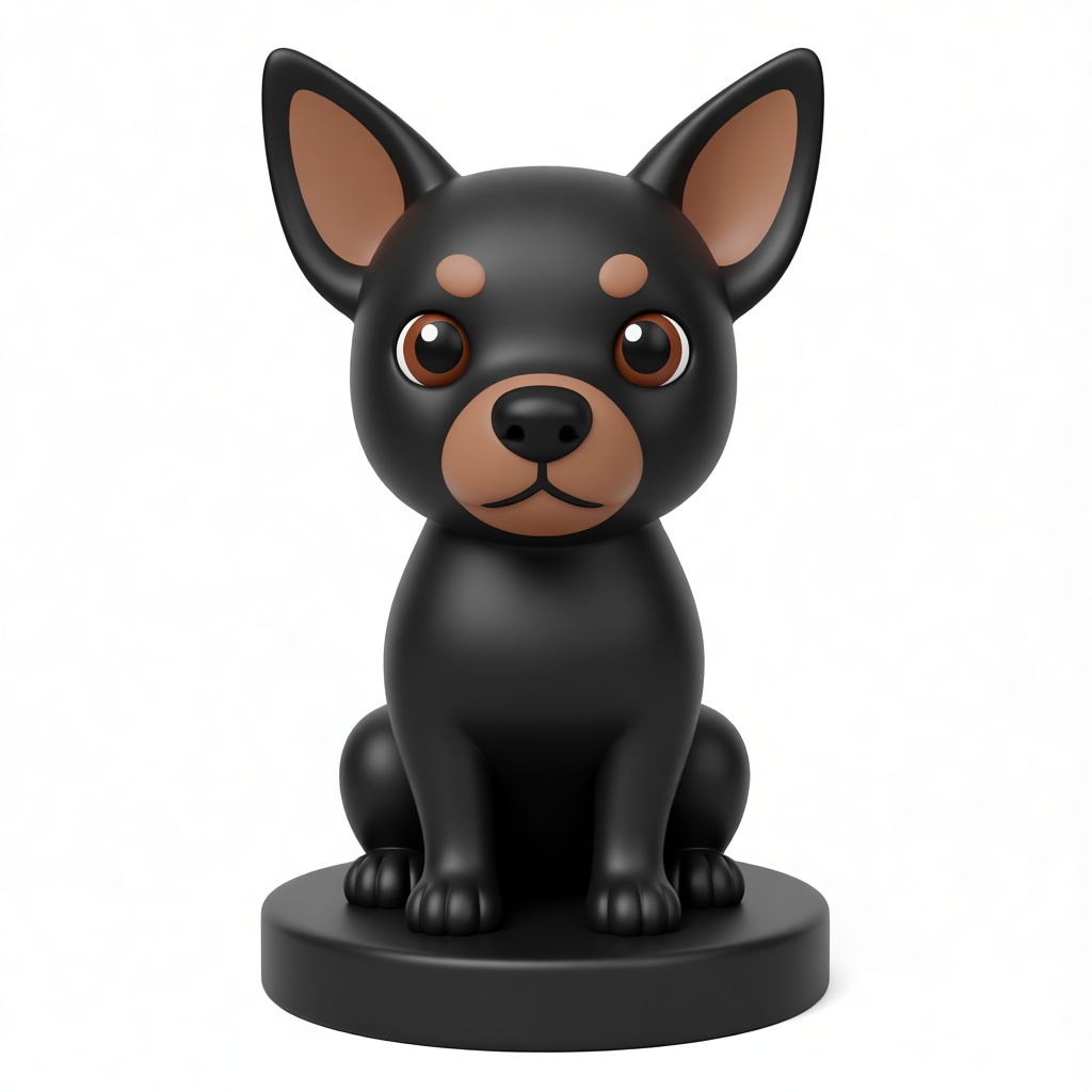 Miniature Doberman Pinscher free 3D printable STL