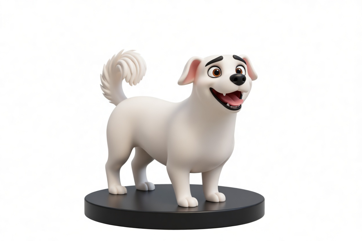 Bolt Dog Figurine free 3D printable STL