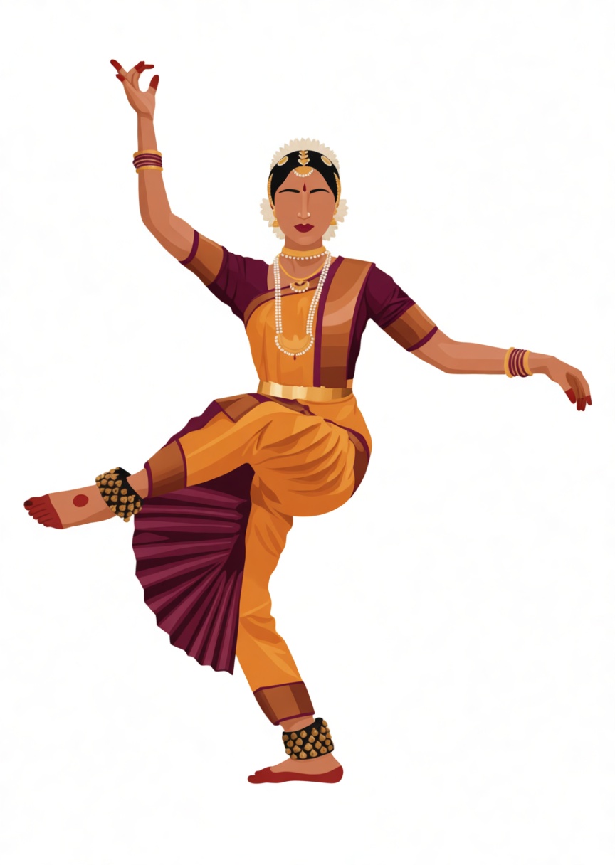Bharatanatyam Dancer Figurine free 3D printable STL
