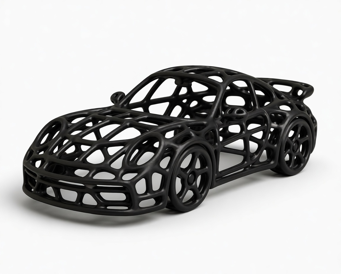Porsche 911 Turbo Sculpture free 3D printable STL