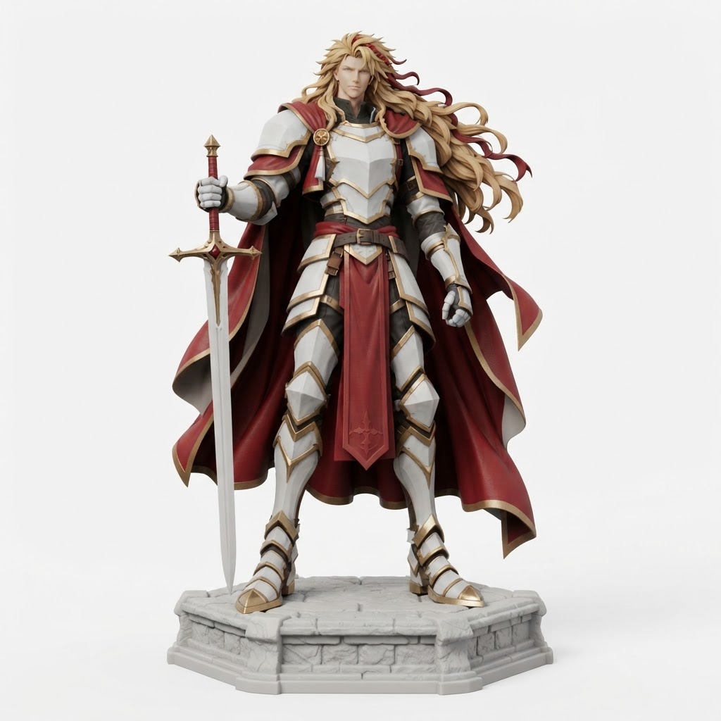 Leona Kingscholar Figurine free 3D printable STL