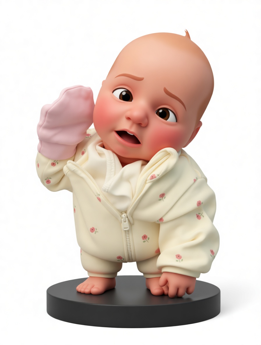 Cute Baby Figurine free 3D printable STL