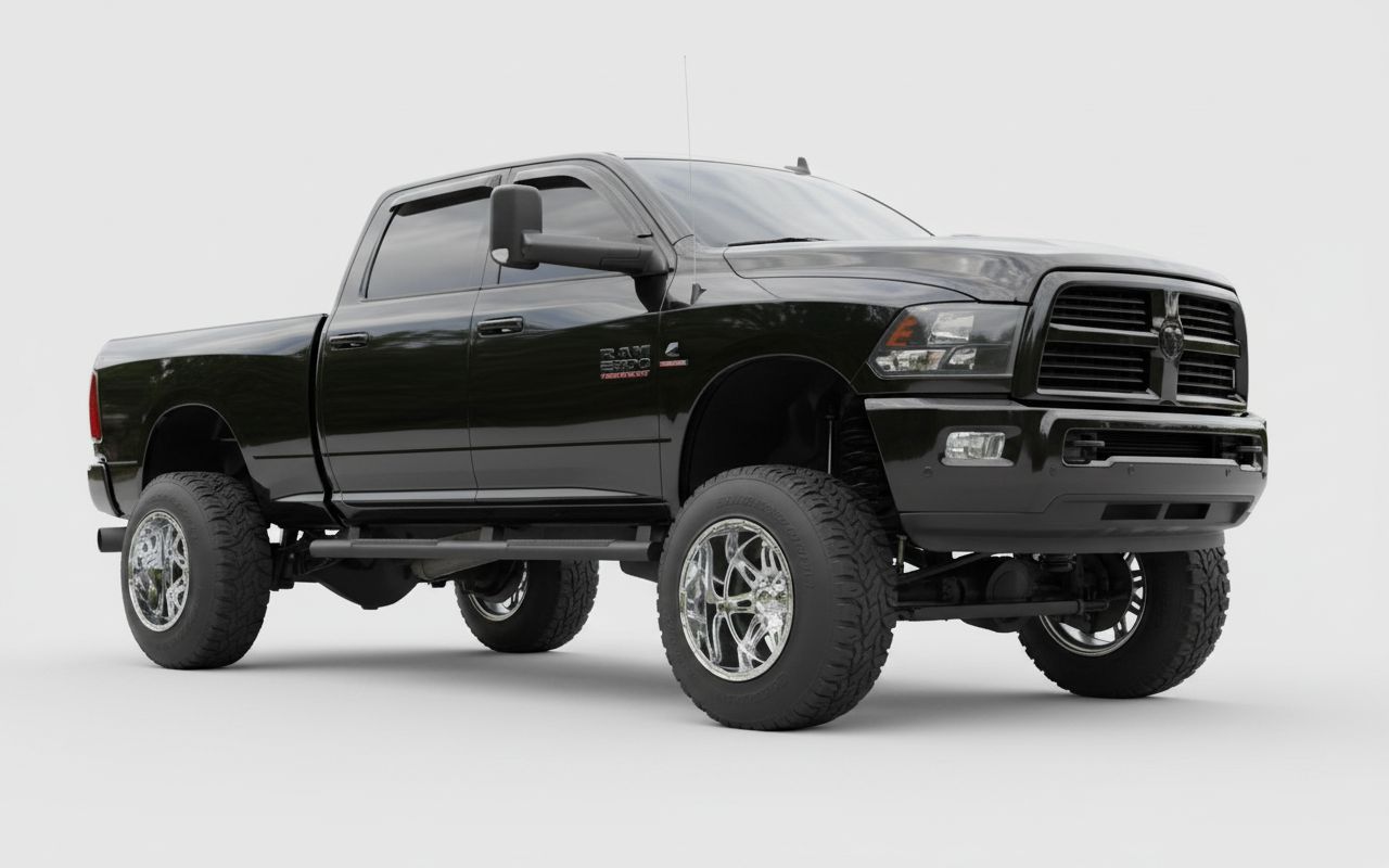 Dodge Ram 3500 Pickup Model free 3D printable STL