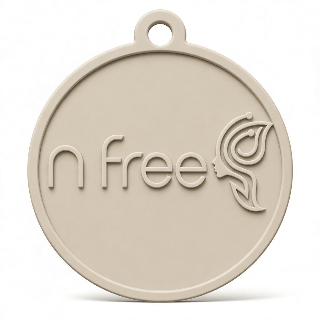 N Free Logo Pendant free 3D printable STL
